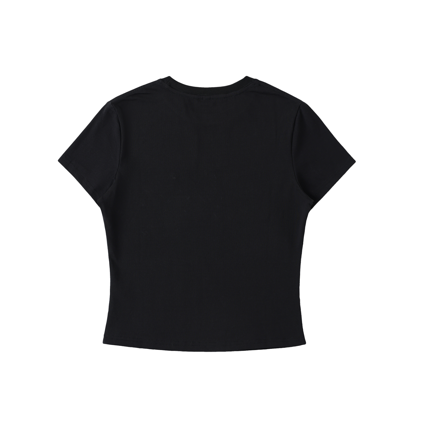 Hex White Label Essential Bodycon Cropped Ladies T-Shirt
