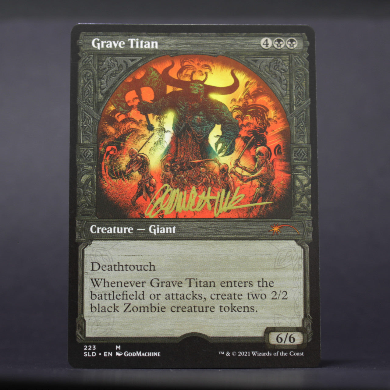 Magic The Gathering, Grave Titan Artist Proofs