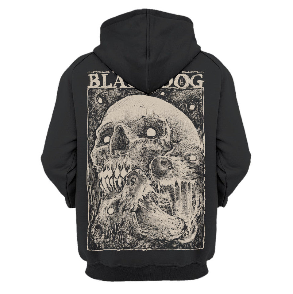 Black Dog Unisex Pullover Hoody