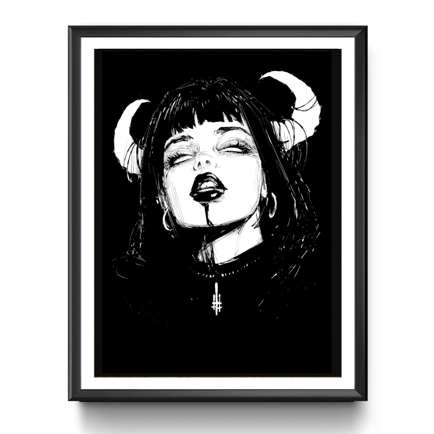 Horny A4 Art Print