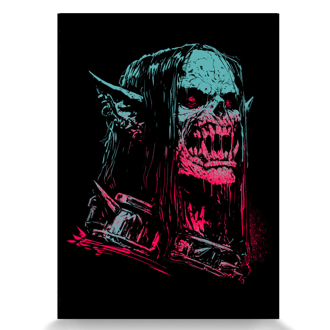 Gnarls Bronson A4 Art Print
