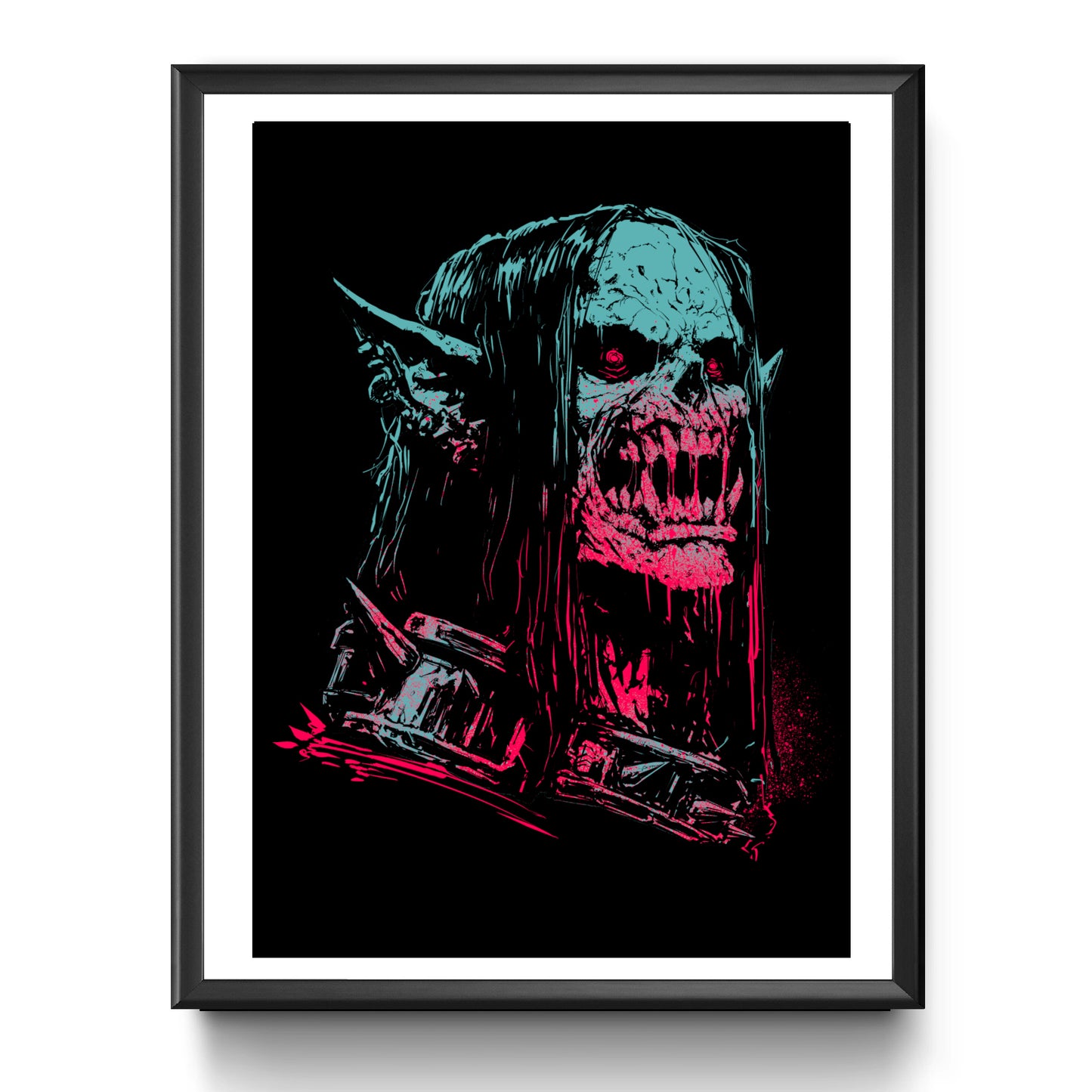 Gnarls Bronson A4 Art Print
