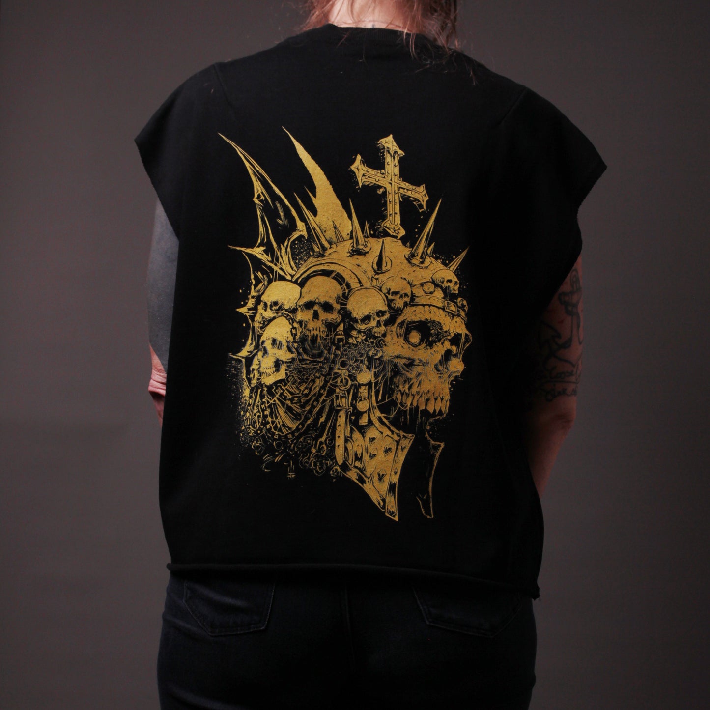 The Berserker White Label Premium Unisex Boxy Crop