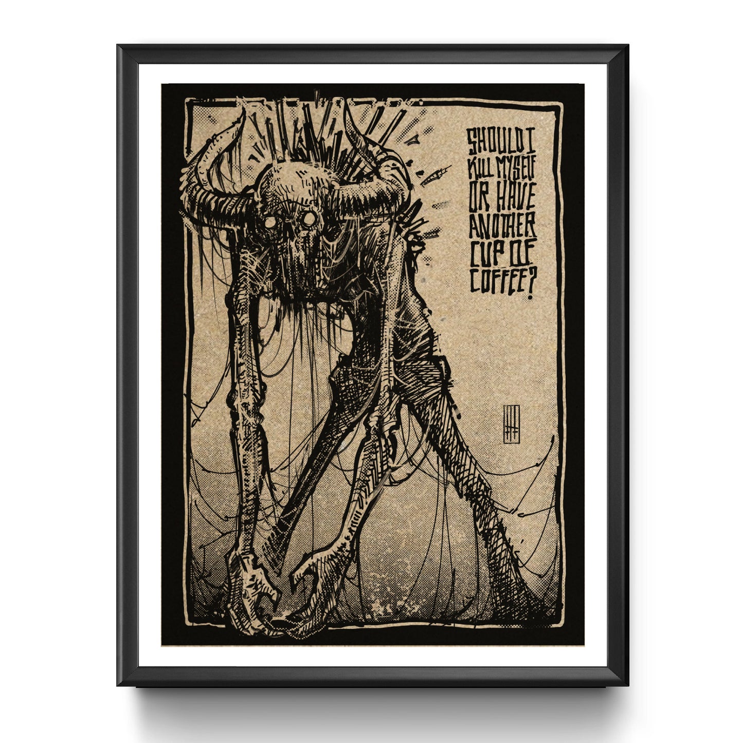 Camus A3 Art Print