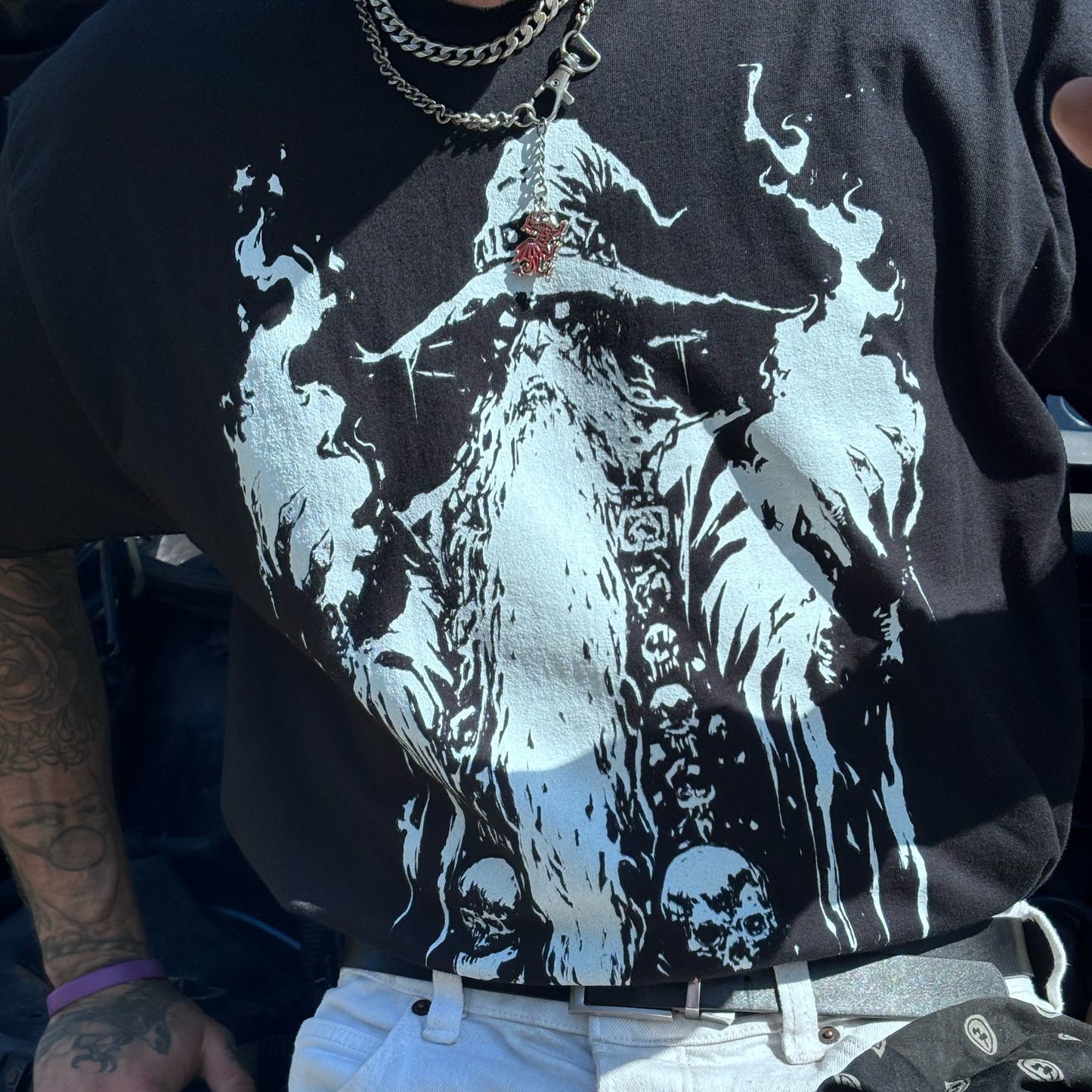 Doom Wizard White Label Classic Unisex T-Shirt Goth Edition