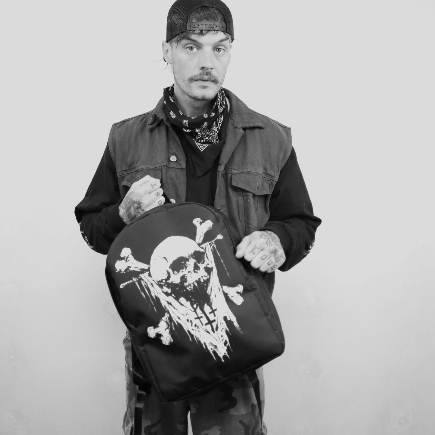 Joli Rouge White Label Minimalist Backpack