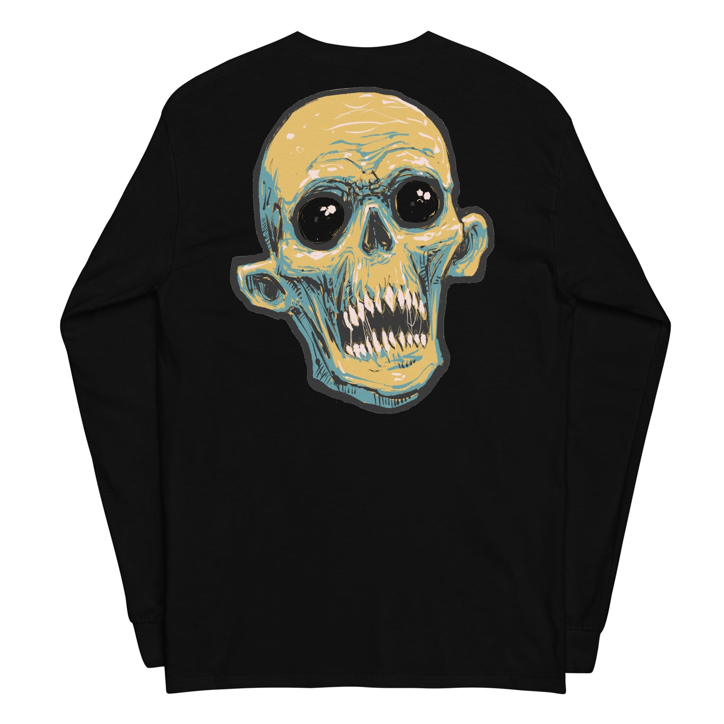 Friday 13th White Label Classic Unisex Long Sleeve T-Shirt with Backprint