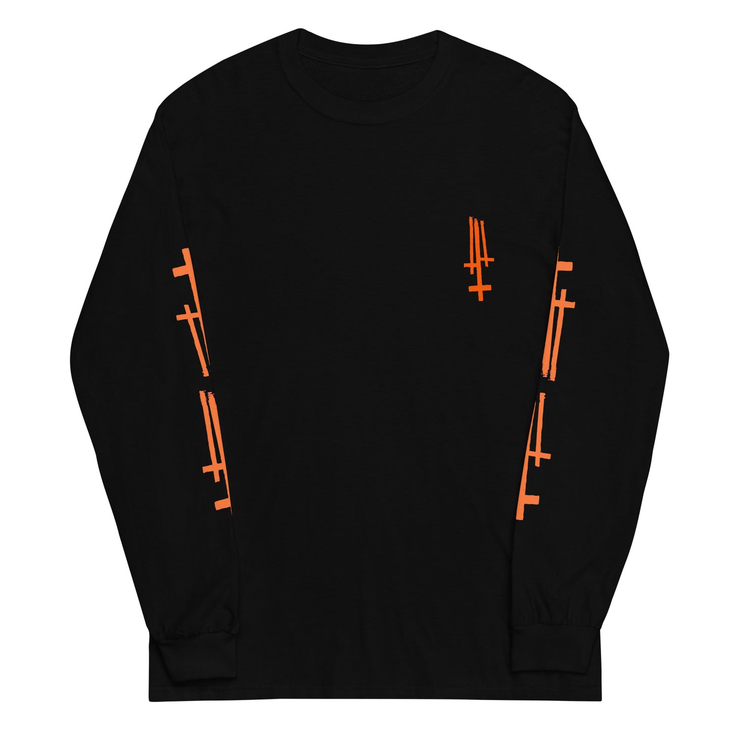 Big Ron White Label Classic Unisex Long Sleeve T-Shirt with Back Print