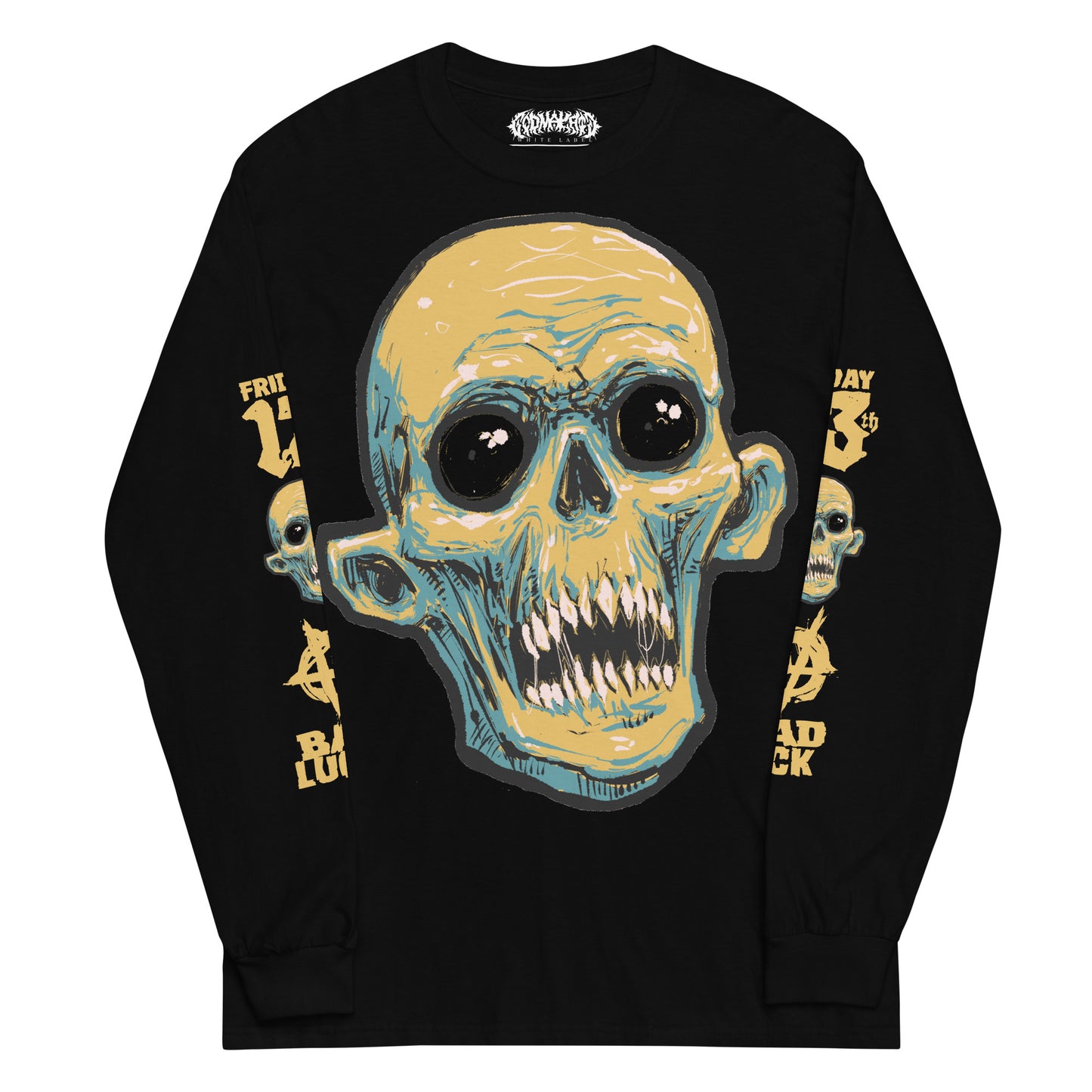 Friday 13th White Label Classic Unisex Long Sleeve T-Shirt