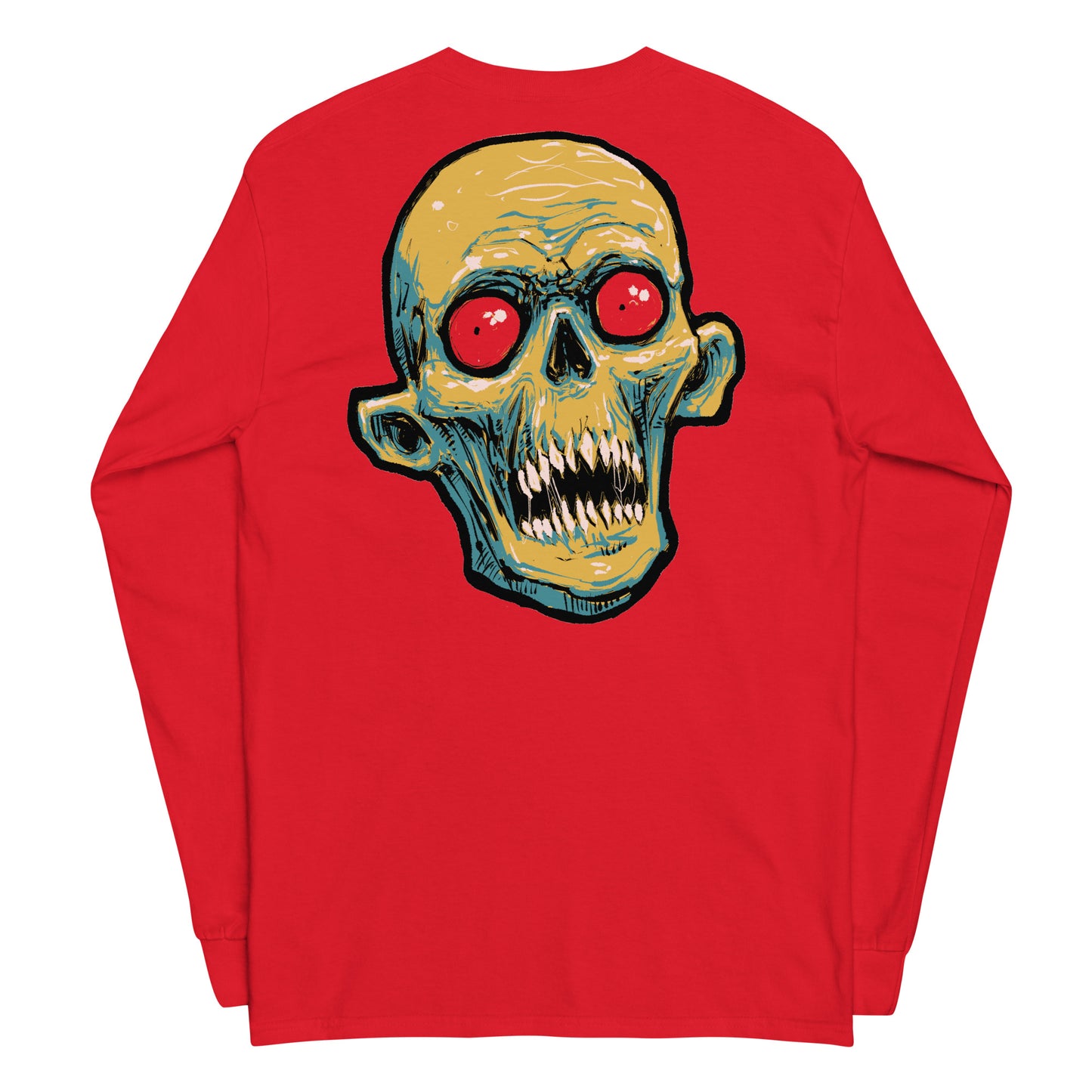 Friday 13th White Label Classic Unisex Long Sleeve T-Shirt with Backprint