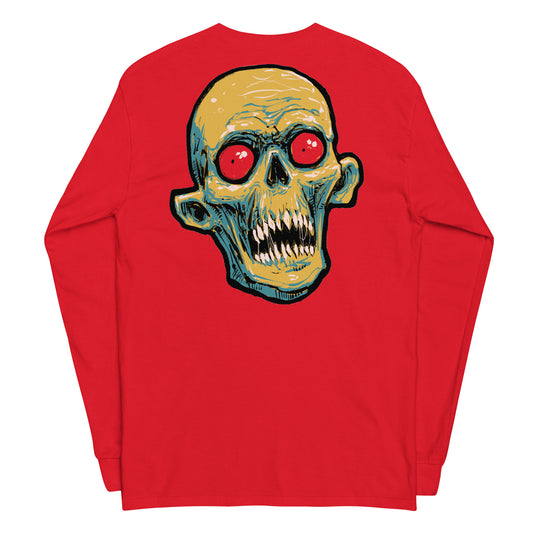 Friday 13th White Label Classic Unisex Long Sleeve T-Shirt with Backprint