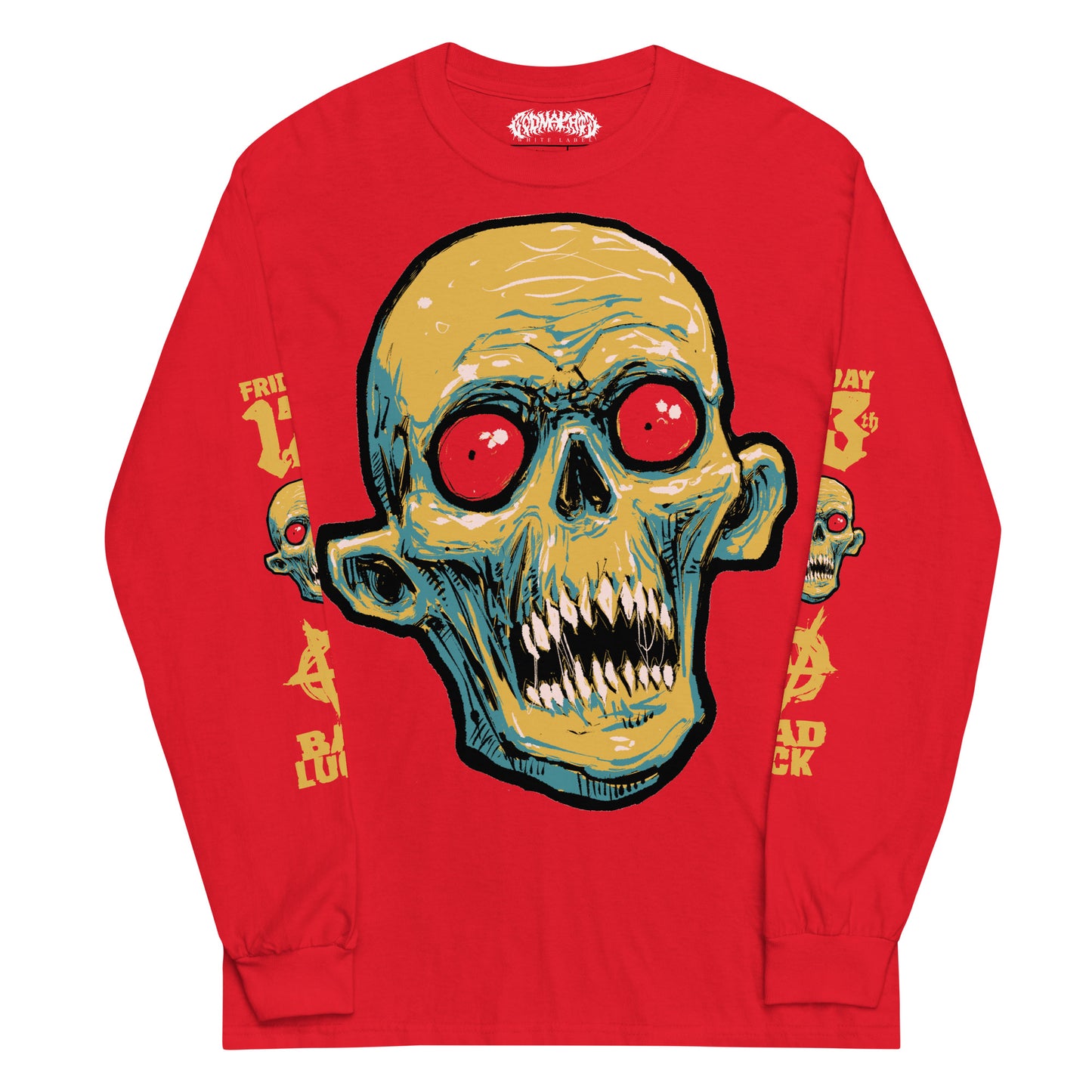 Friday 13th White Label Classic Unisex Long Sleeve T-Shirt