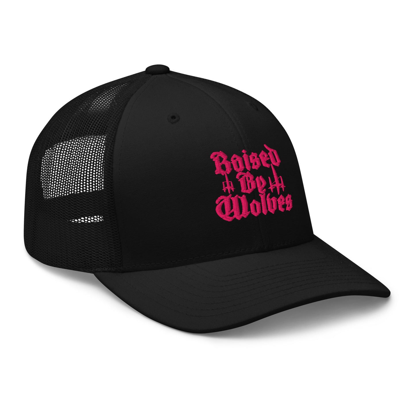 Raised by Wolves White Label Trucker Hat