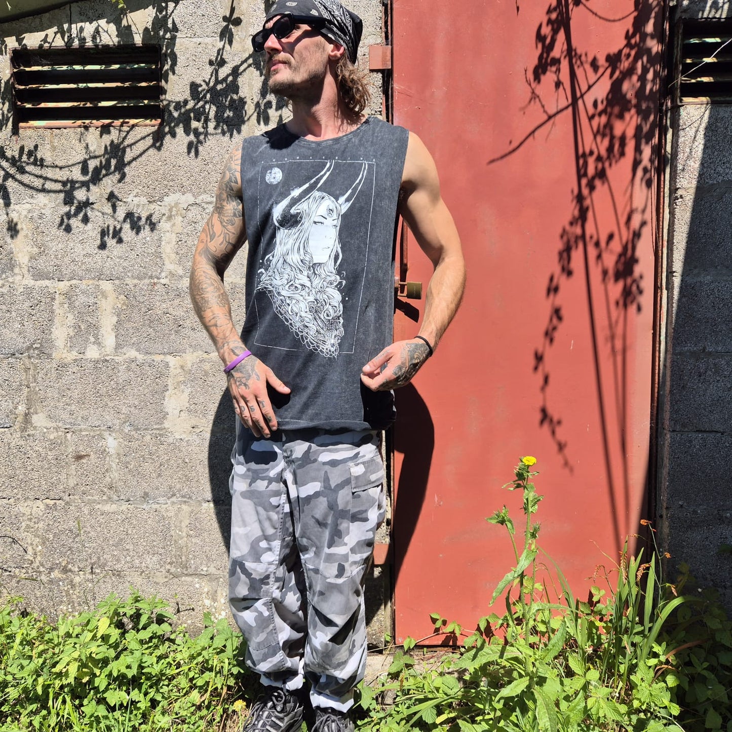 Winter Suits You: Stonewash Premium Unisex Muscle Vest