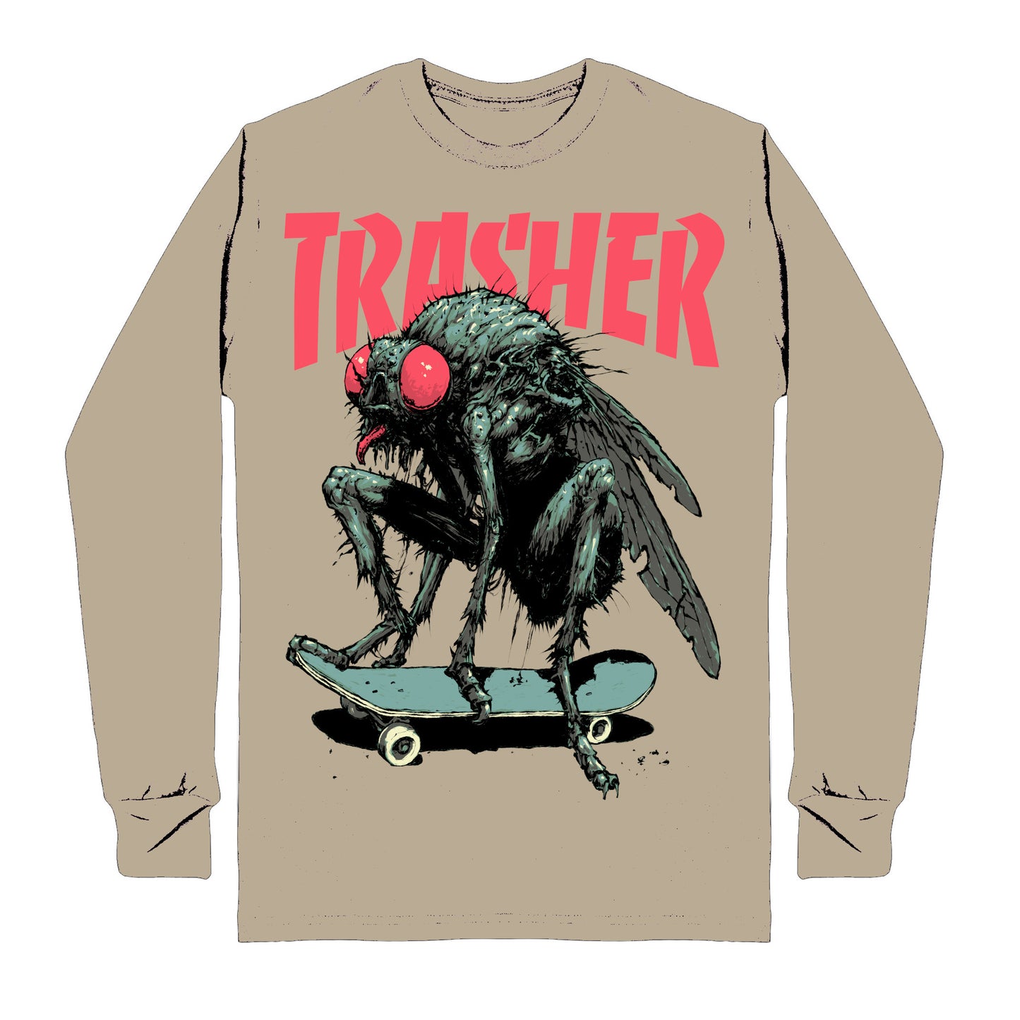 Trasher White Label Classic Unisex Long Sleeve T-Shirt