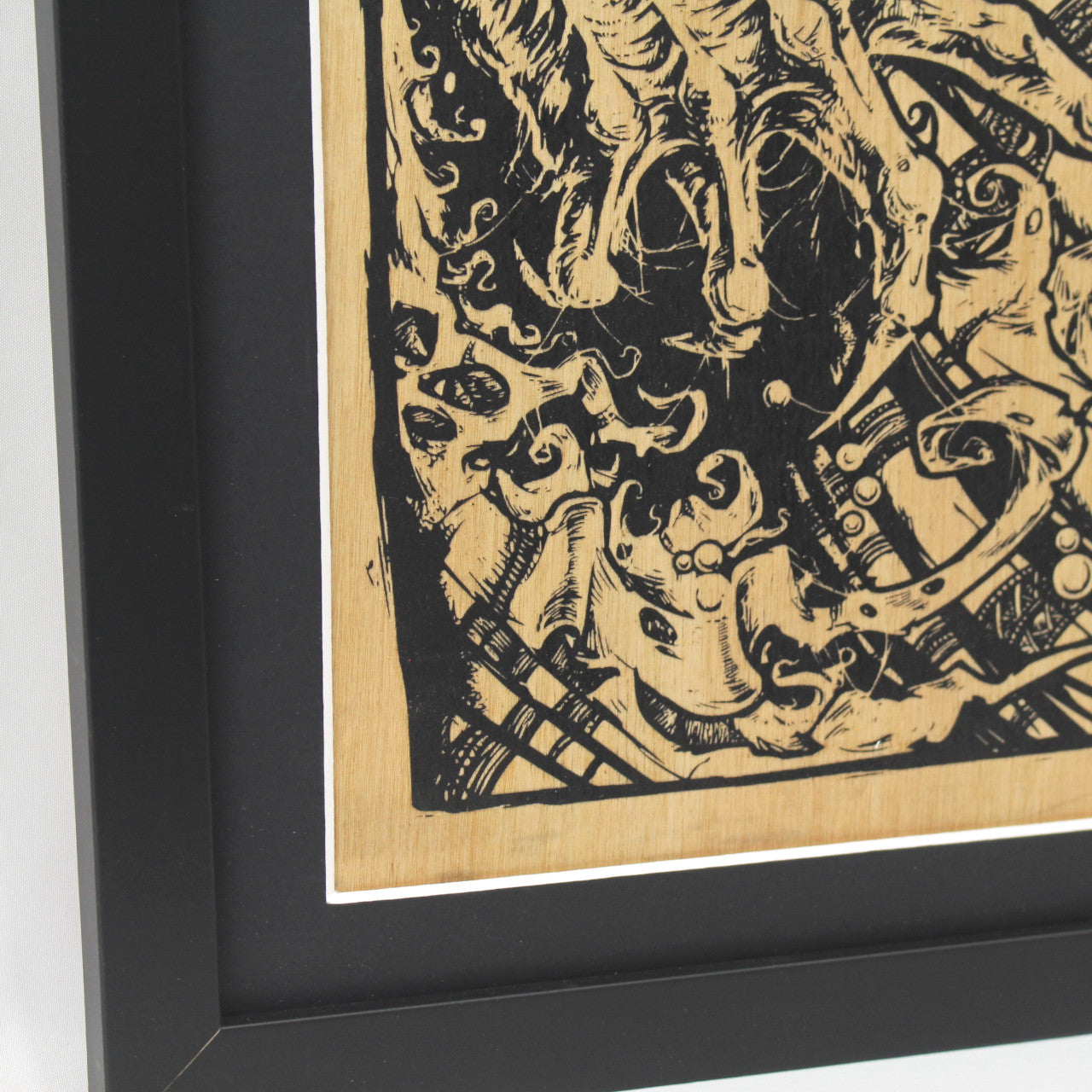 7 Deaths: Laser Etched Wood