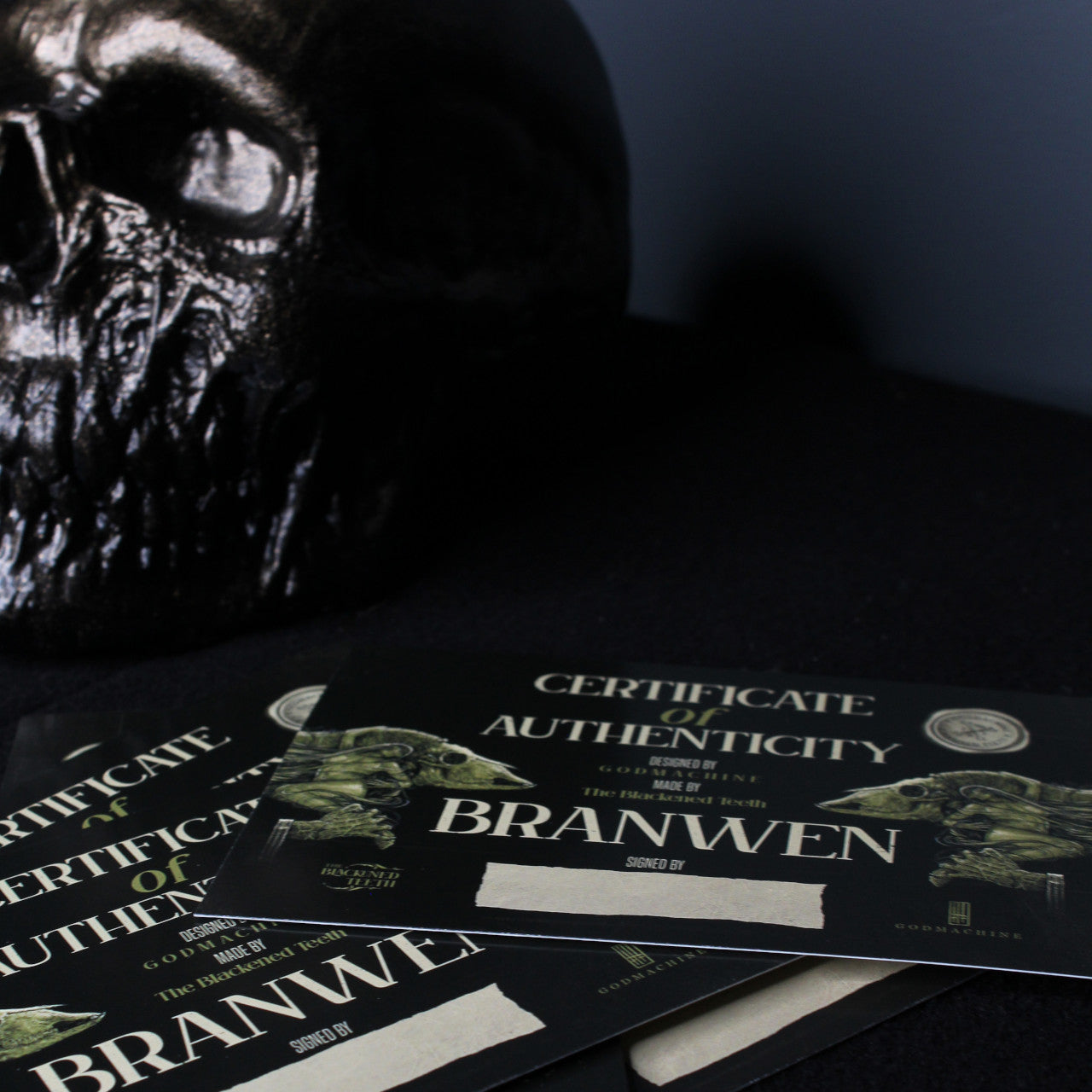 Branwen Life Sized Skull Ornament