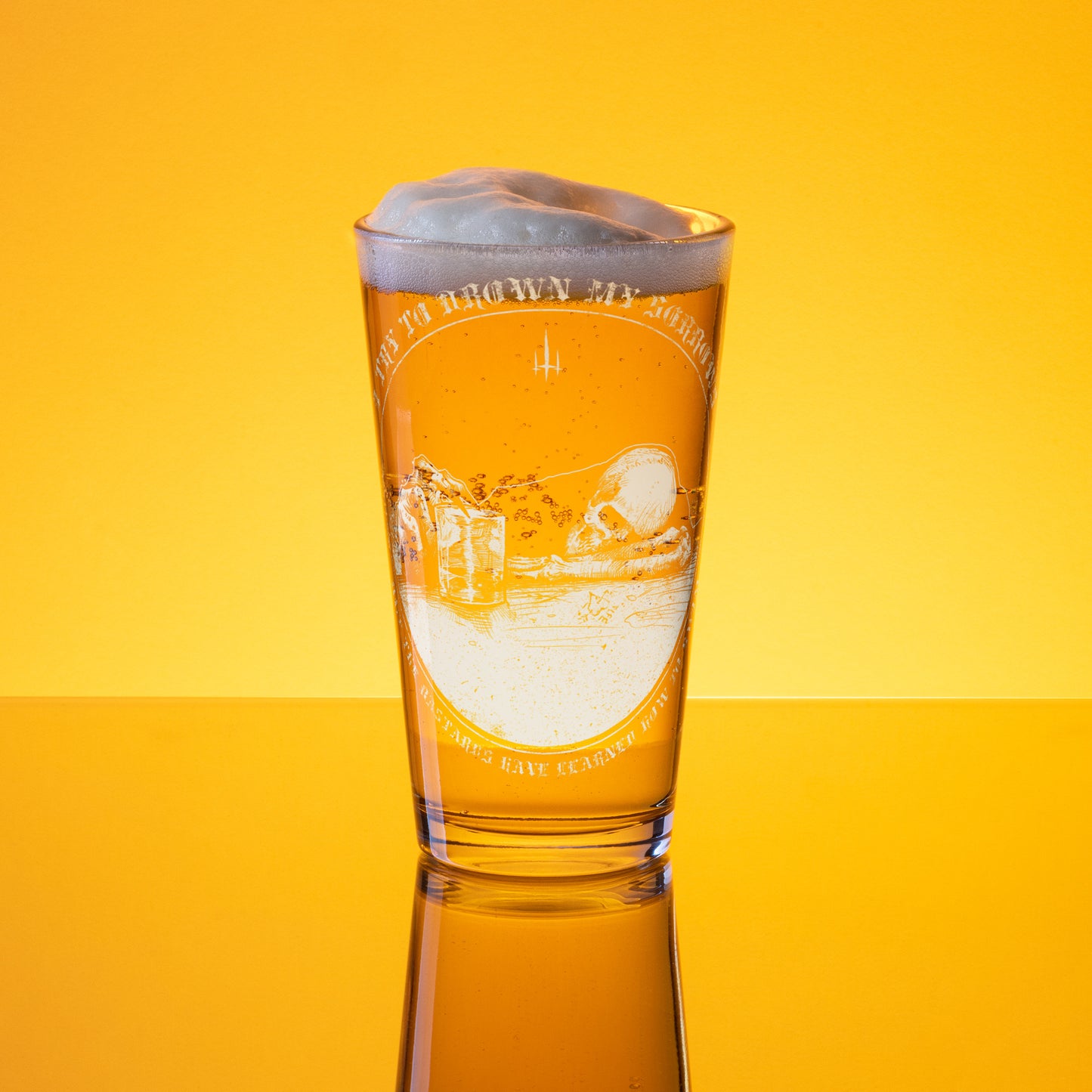 Drown Pint Glass
