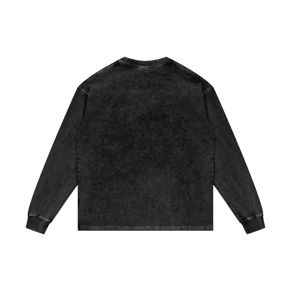 Where is my Mind Premium White Label Acid Wash Oversize Long Sleeve T-Shirt