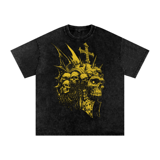 The Berserker White Label Premium Unisex Oversized Acid Wash T-Shirt