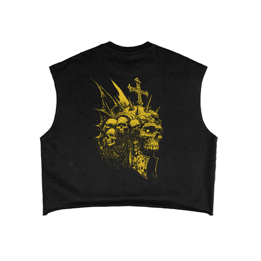 The Berserker White Label Premium Unisex Boxy Crop