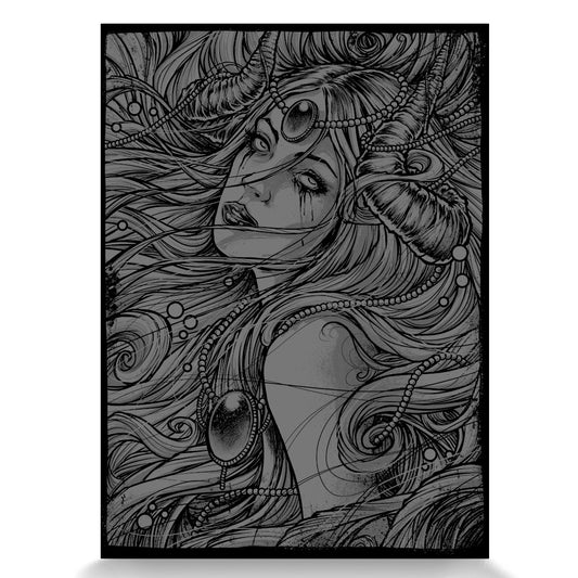 Tears of Amethyst A4 Art Print