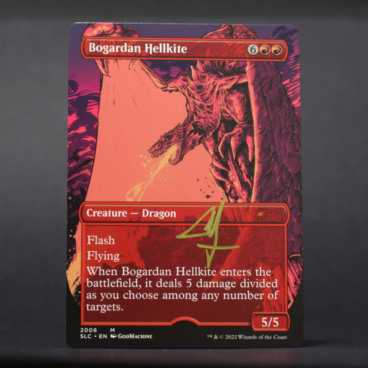 Magic The Gathering, Bogardan Hellkite Artist Proofs