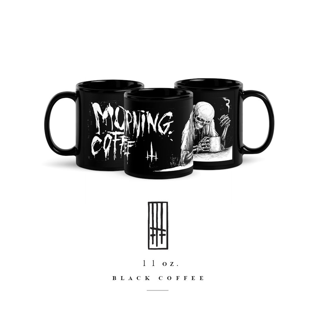 Black Coffee Mug