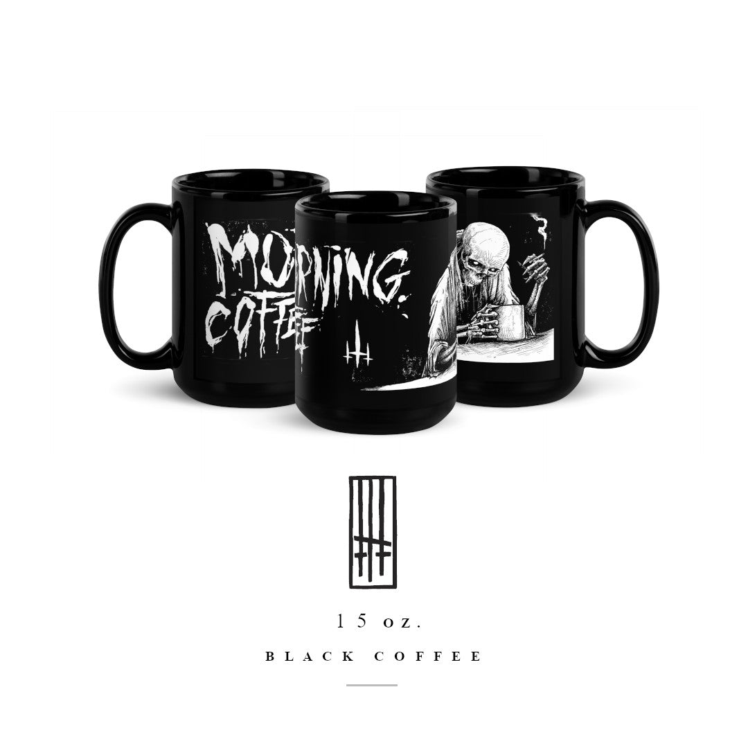 Black Coffee Mug