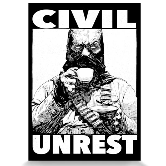 Civil Unrest A4 Art Print