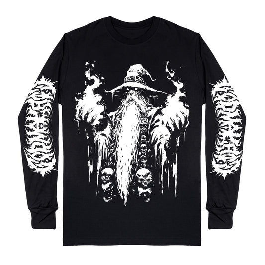 Doom Wizard Classic Unisex Long Sleeve T-Shirt Goth Edition