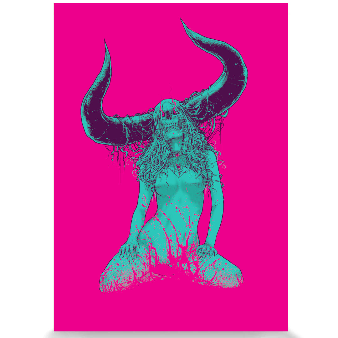 Godmachine goes to a Gig A3 Art Prints