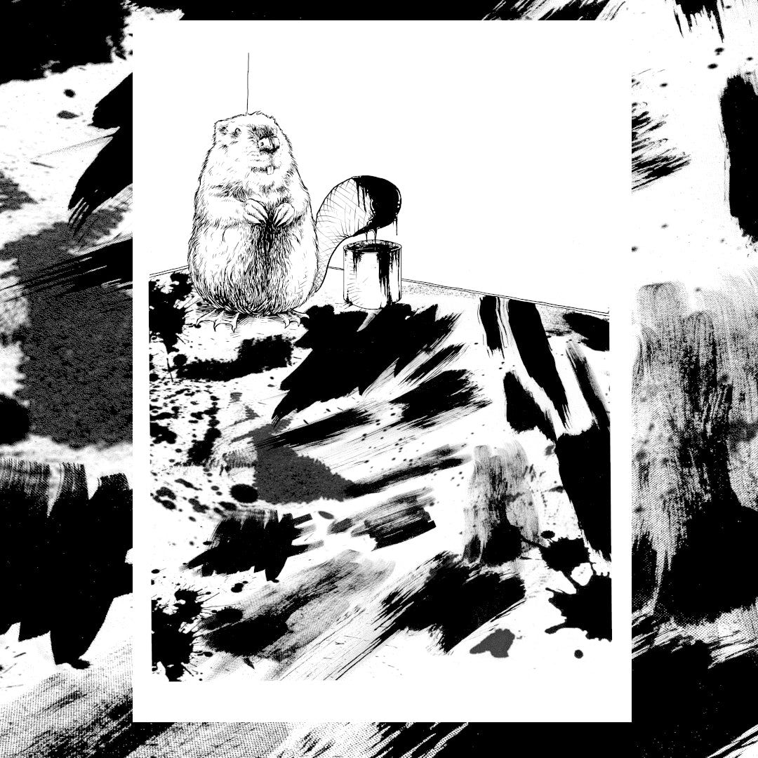 Godmachine goes to a Gig A3 Art Prints