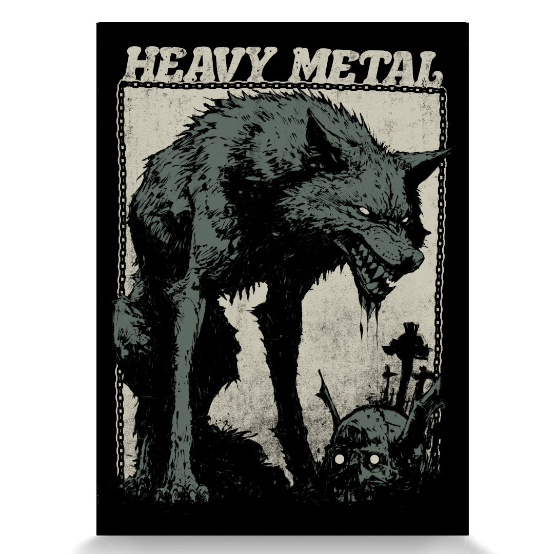 Heavy Metal A4 Art Print