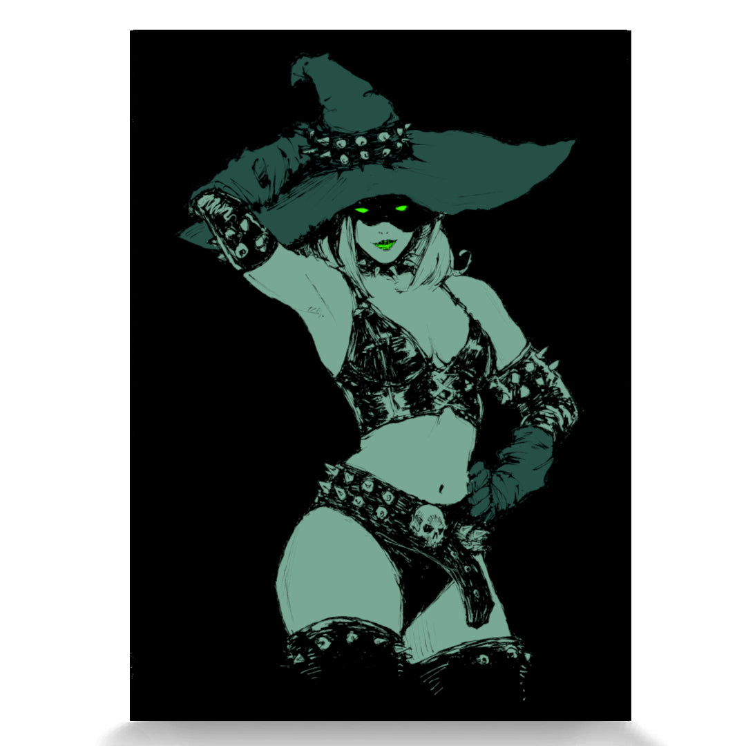 Bad Moon Rising A4 Art Print