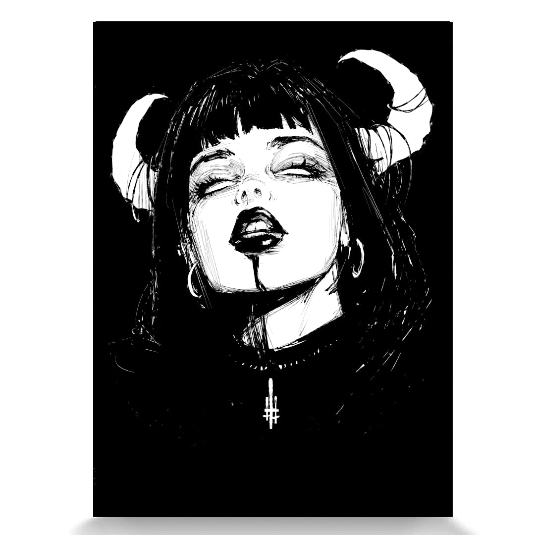 Horny A4 Art Print