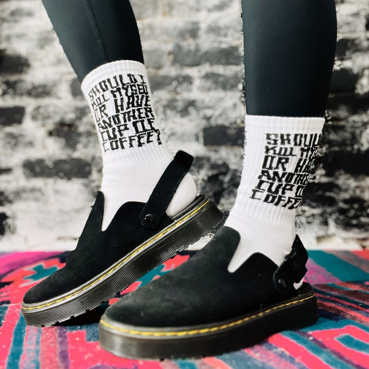 Coffee & Philosophy: Camus Socks