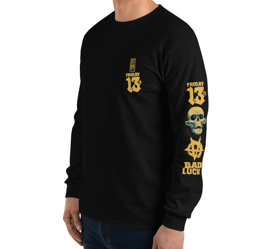 Friday 13th Classic Unisex Long Sleeve T-Shirt with Backprint