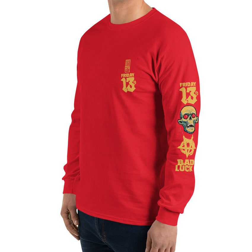 Friday 13th Classic Unisex Long Sleeve T-Shirt with Backprint