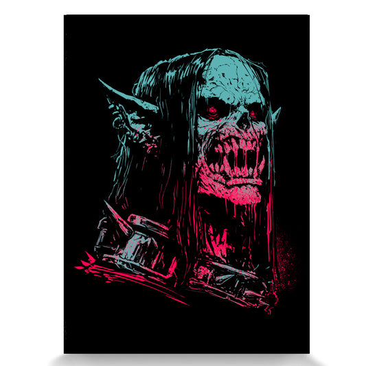 Gnarls Bronson A4 Art Print