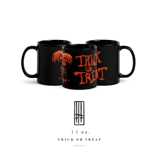 Trick or Treat Mug in Black