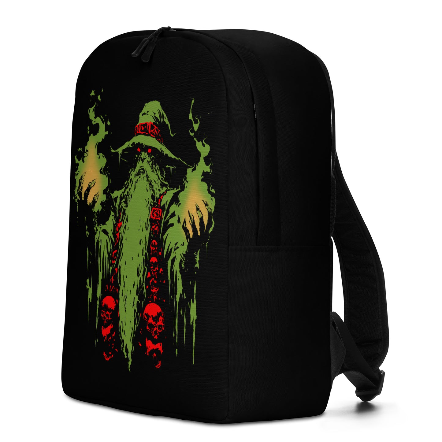 Doom Wizard White Label Minimalist Backpack Psychedelic Edition
