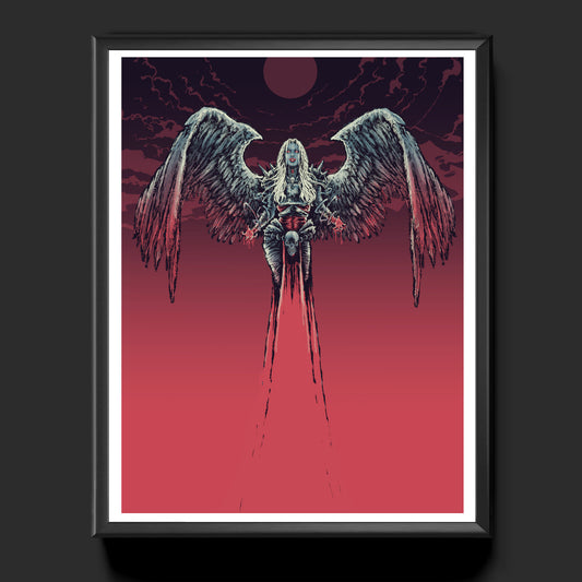 Magic The Gathering, Avacyn The Purifier A4 Art Print