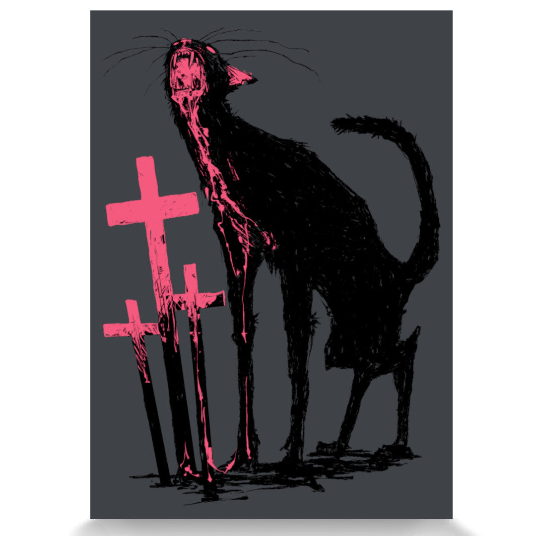 El Gato A4 Art Print