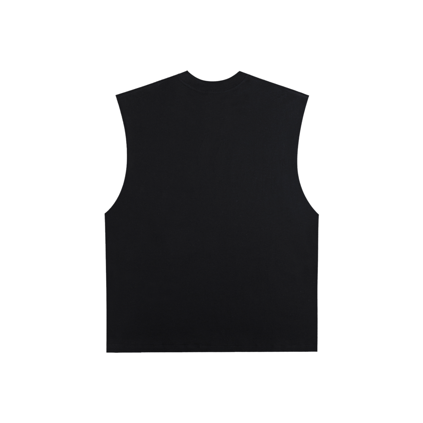 Bad Moon Rising Premium White Label Raw Edge Cotton Tank Top