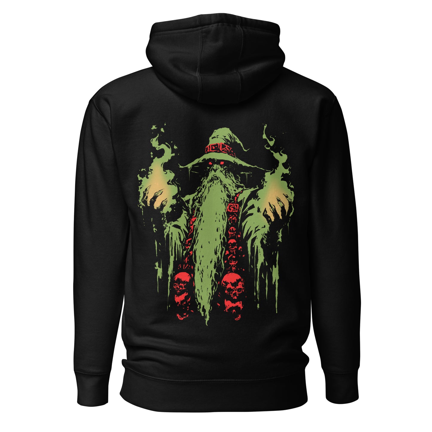 Doom Wizard White Label Premium Unisex Pullover Hoody Psychedelic Edition