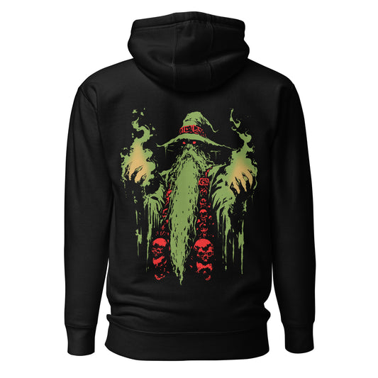 Doom Wizard White Label Premium Unisex Pullover Hoody Psychedelic Edition