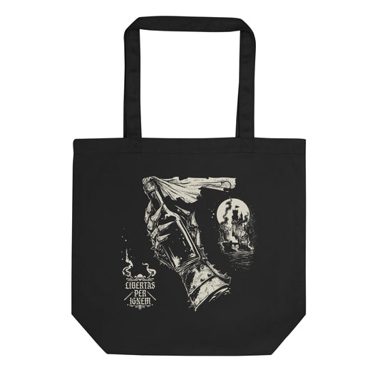 Freedom Through Fire Premium Organic Tote Bag