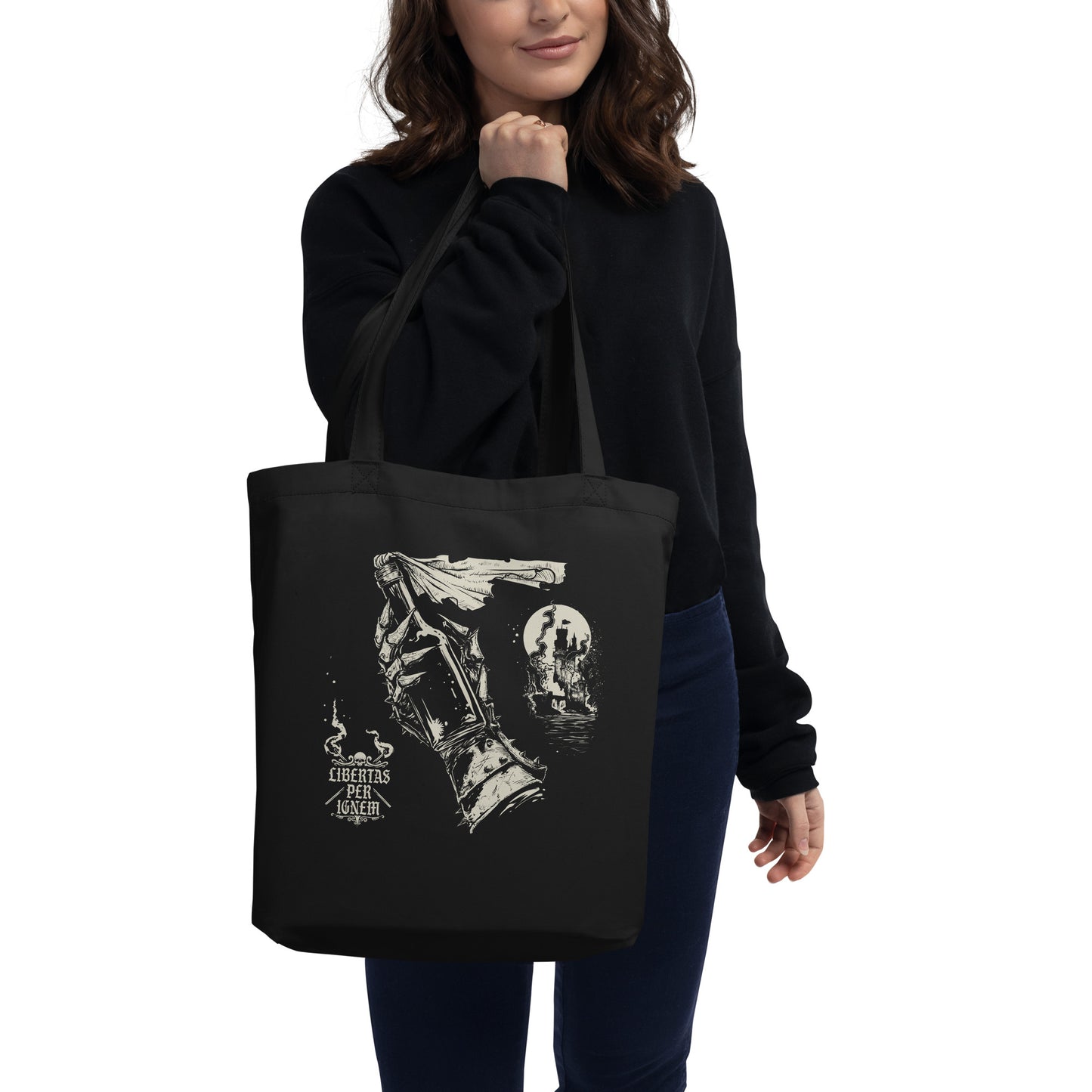 Freedom Through Fire Premium Organic Tote Bag