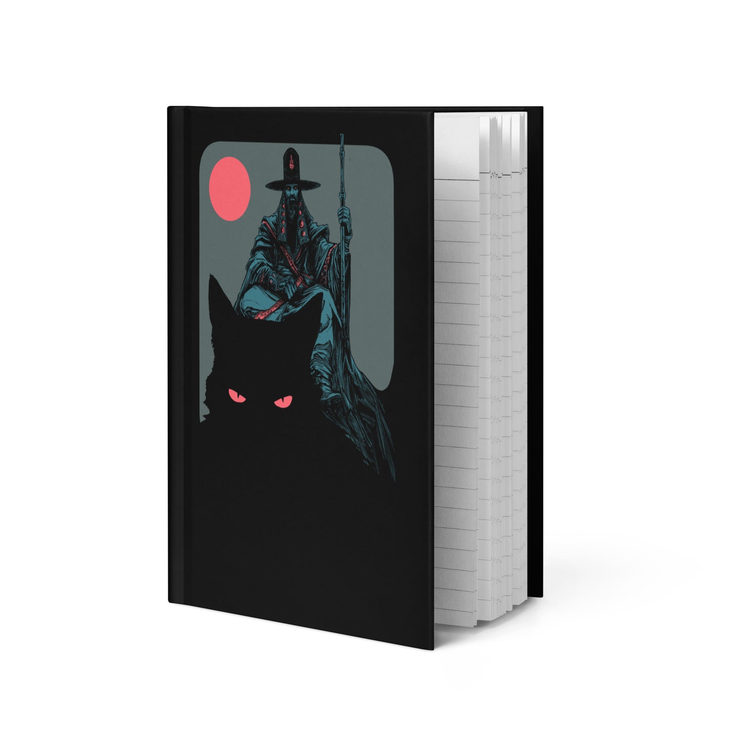 The Desert White Label Hardcover Notebook